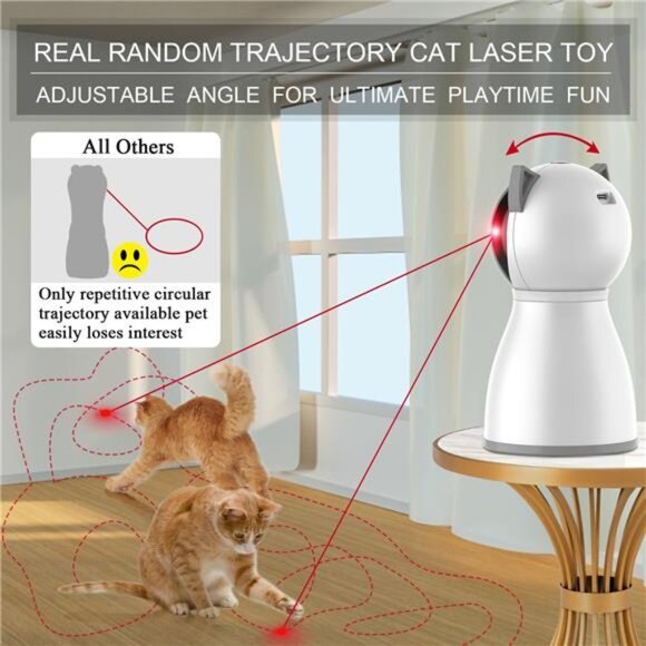 Laser Cat Toys for Indoor Cats,The 4th Generation Real Random - Picture 9 of 14